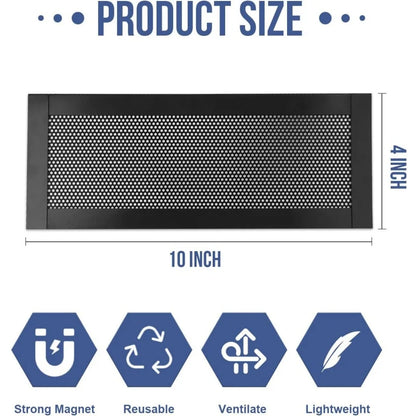 Cubierta Magnética para Rejilla de Ventilación 4x10"