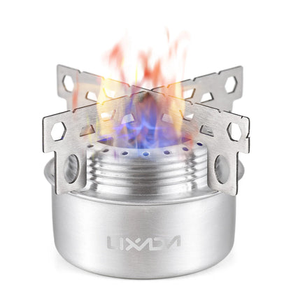 Mini Hornillo Alcohol Aluminio - Ultra Ligero 26g + Tapa Apagado