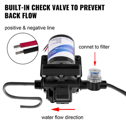 Bomba de Agua a Presión 12V – 3 GPM para Camper y Autocaravana