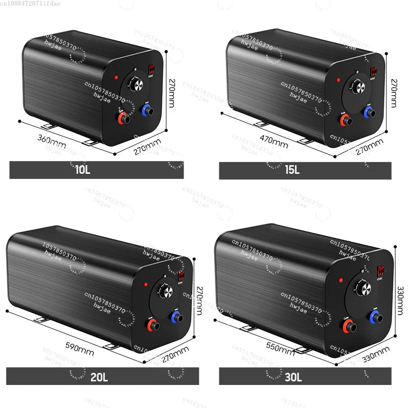 Calentador de Agua Eléctrico para Camper y Autocaravana – 10L a 30L | Clase A