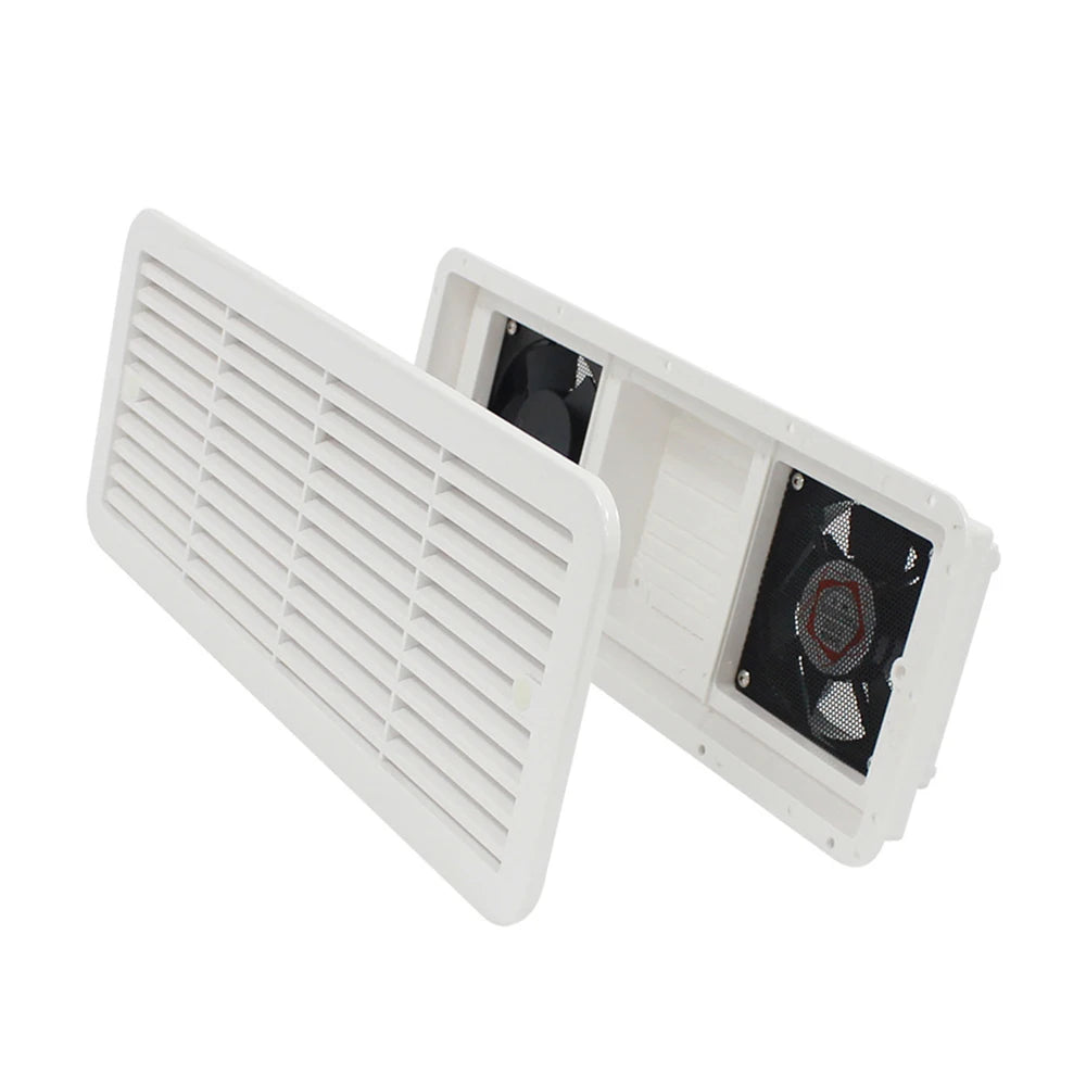 Ventilador Lateral Doble Ventana - 12V Silencioso para RV y Caravana