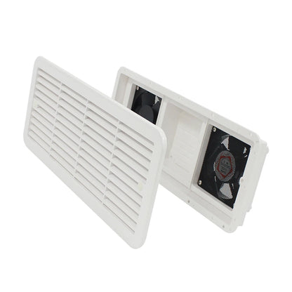 Ventilador Lateral Doble Ventana - 12V Silencioso para RV y Caravana