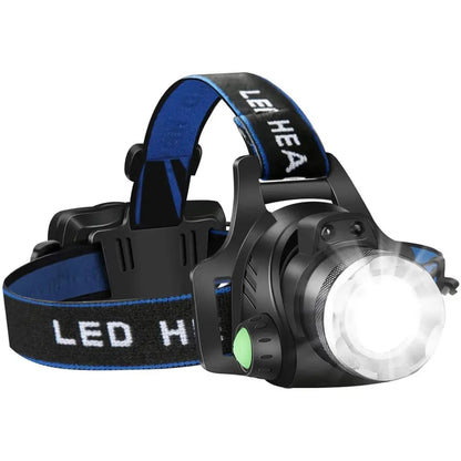 Lampe frontale LED rechargeable 10W - Détecteur de mouvement + 4 modes + IPX4