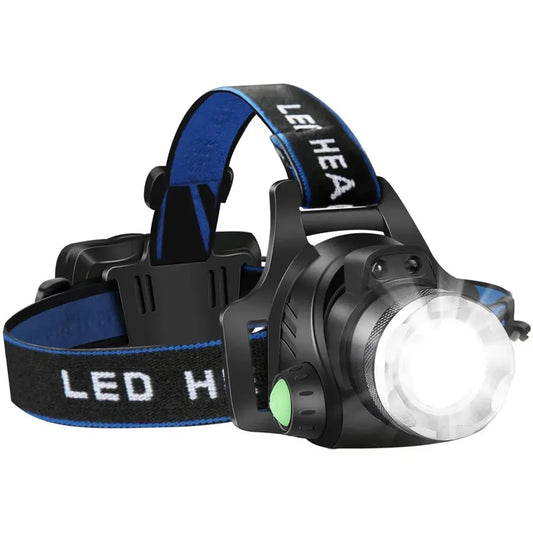 Lampe frontale LED rechargeable 10W - Détecteur de mouvement + 4 modes + IPX4