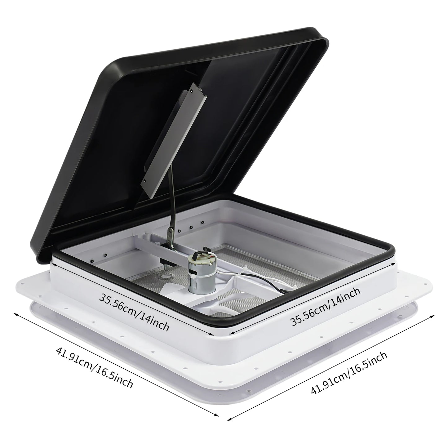 Roof Skylight 420×420 mm for RV and Caravan