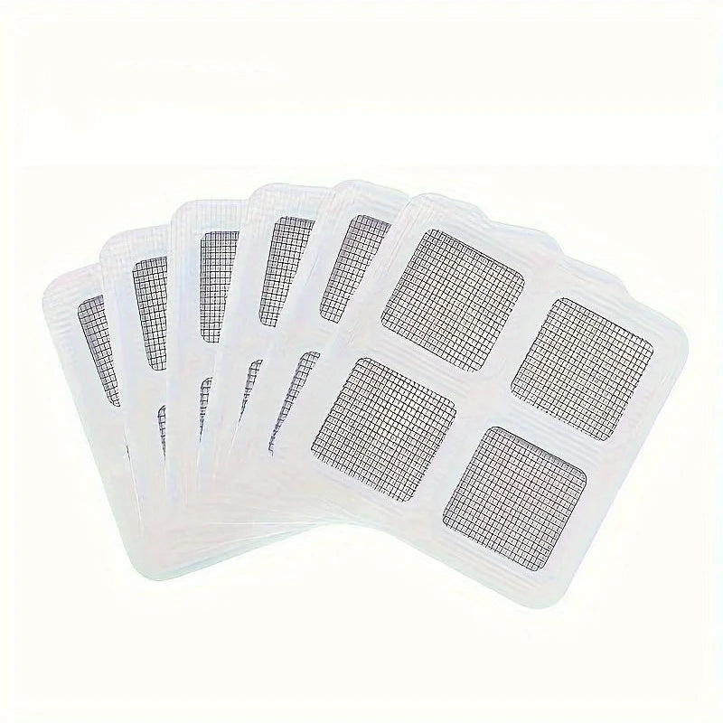 Disposable Hair Drain Catcher Floor Drains Sticker Mesh Anti Blocking Filter Shower Cover Kitchen Bathroom Sink Strainer Stoppe