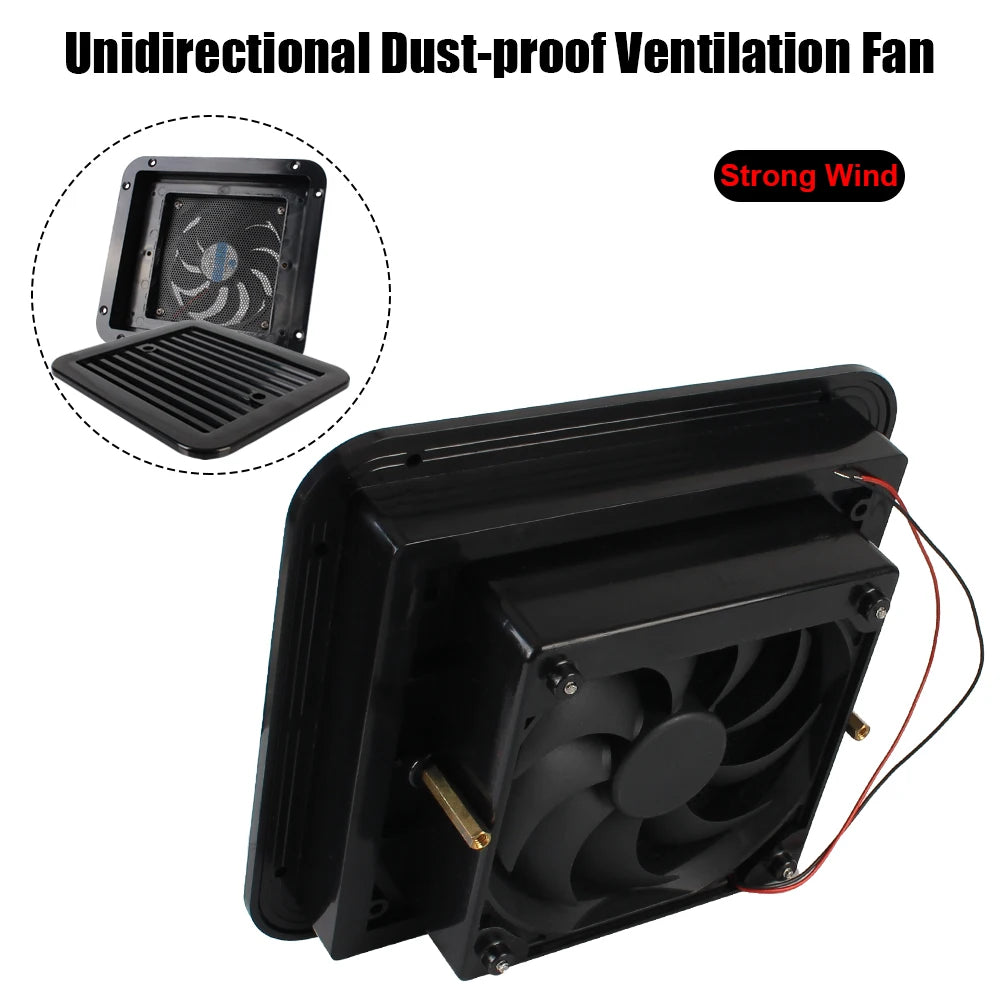 Ventilation Grille with 12V Fan