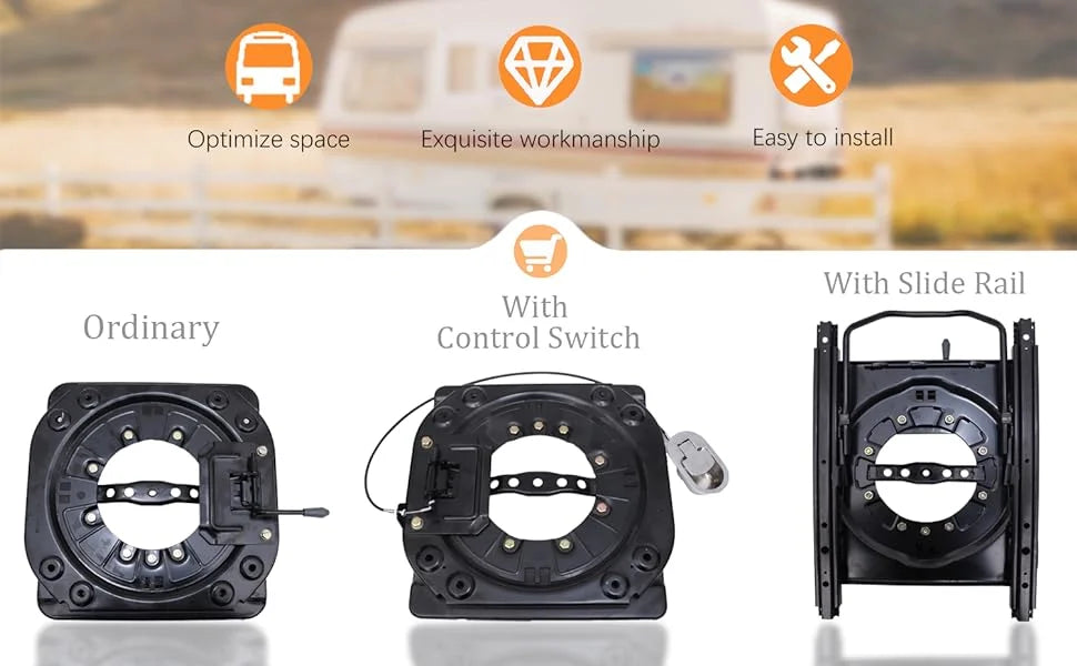 Base Giratoria 360° Mercedes Sprinter, Ford Transit, Volkswagen Multivan / Transporter