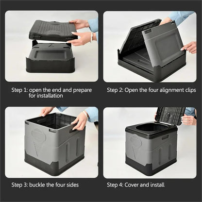 Portable Folding Toilet for Camper and Camping | Compact and Durable Mobile Toilet up to 300 kg
