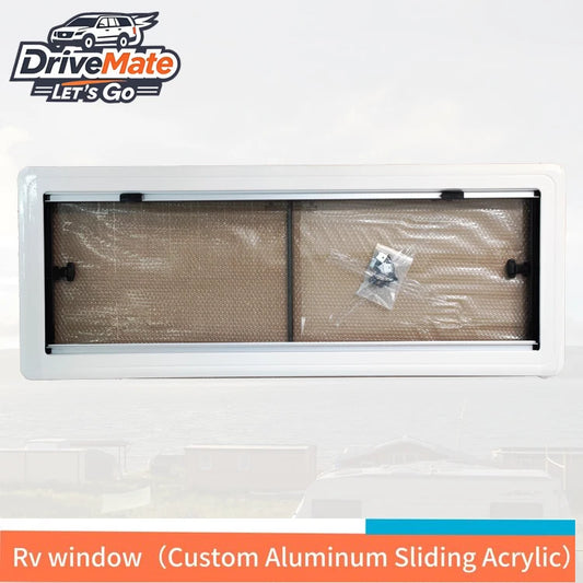 1200*500mm Ventana Corredera para RV con Mosquitera y Estor