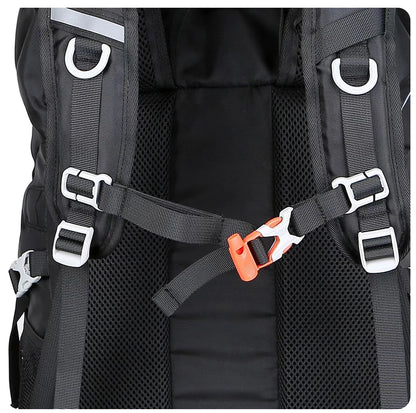 WEST TUNE External Frame Hiking Backpack - Durable Nylon · Rain Cover · Size L · Heavy Load