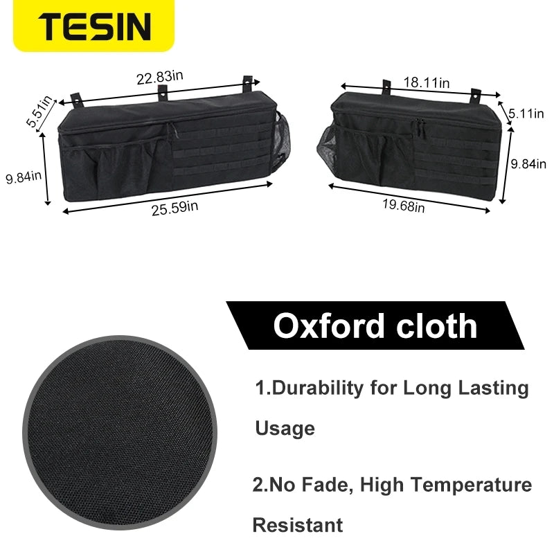 Trunk Organizer Bag - Durable, Adhesive, and Easy to Install