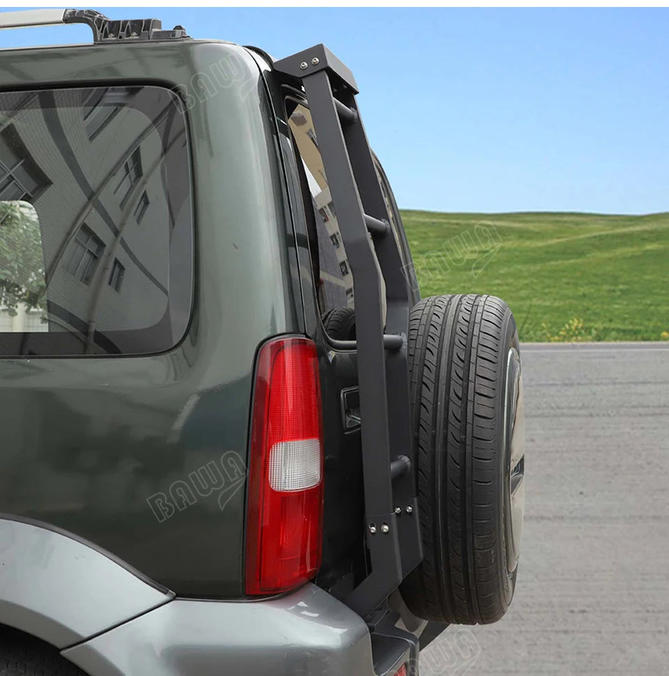 Échelle de hayon arrière pour Suzuki Jimny (2007–2017) – Alliage d'aluminium 