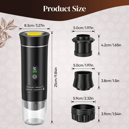 Cafetera Espresso Portátil 7500mAh - 3-en-1 + Café Frío/Caliente