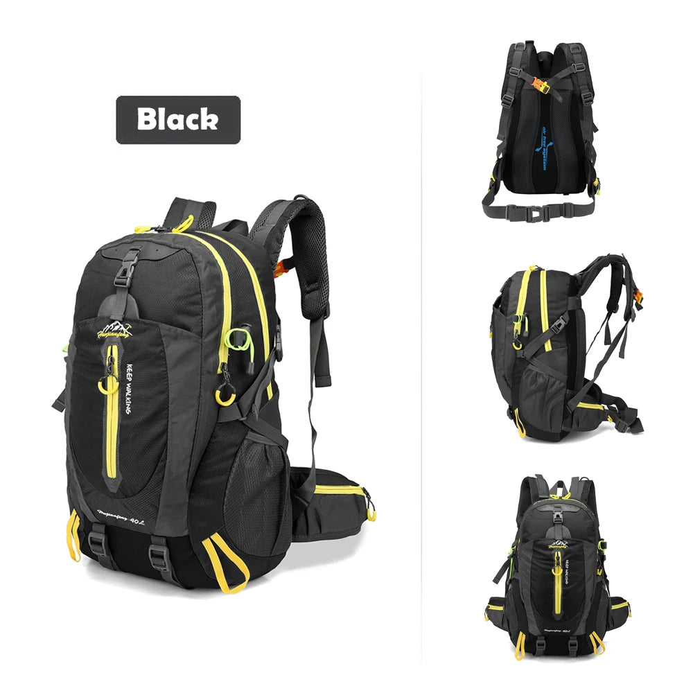 Mochila 40L Ultraligera - Nylon Impermeable · Multiusos · Sin Estructura