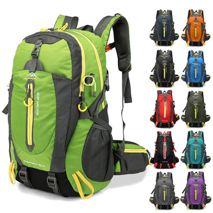 Mochila 40L Ultraligera - Nylon Impermeable · Multiusos · Sin Estructura