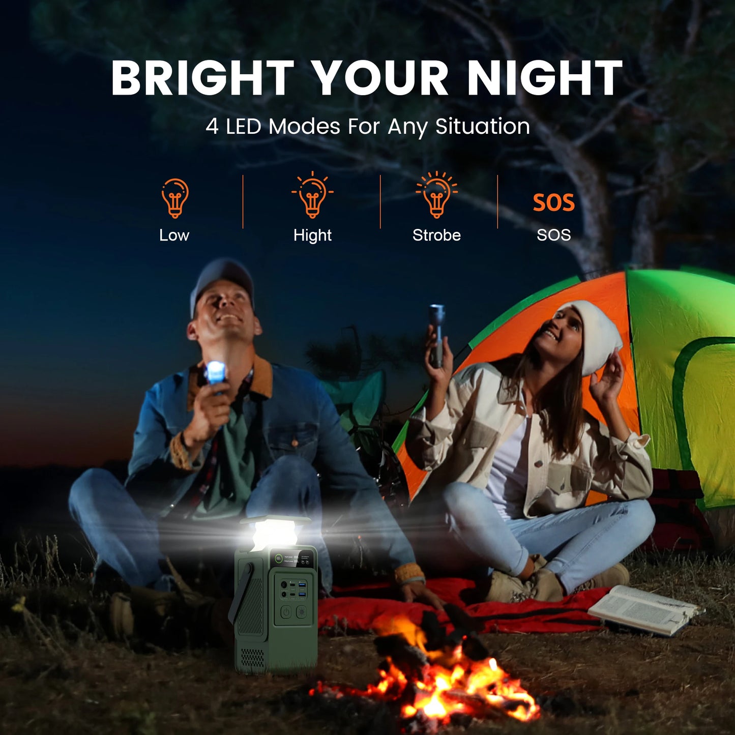 1024Wh / 1800W LiFePO4 Power Station