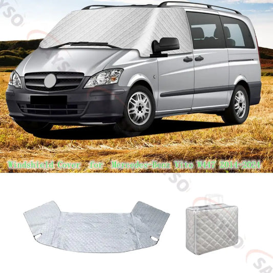 Cubierta de Parabrisas para Mercedes-Benz Vito W447 (2014-2024) – Protección Solar, Hielo y Nieve
