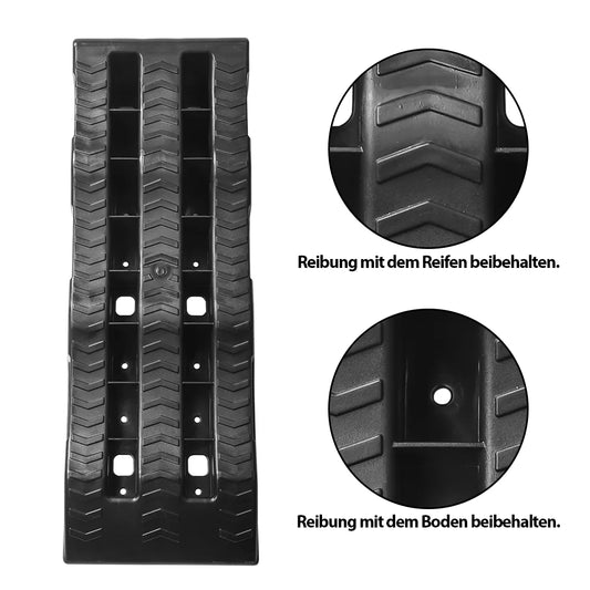 Rampas para Coche 61 cm, Elevador de Ruedas Antideslizante 3,5 T