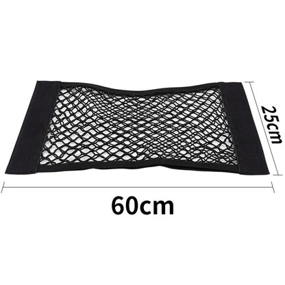 Red organizadora de malla negra para coche, medidas 60x25 cm