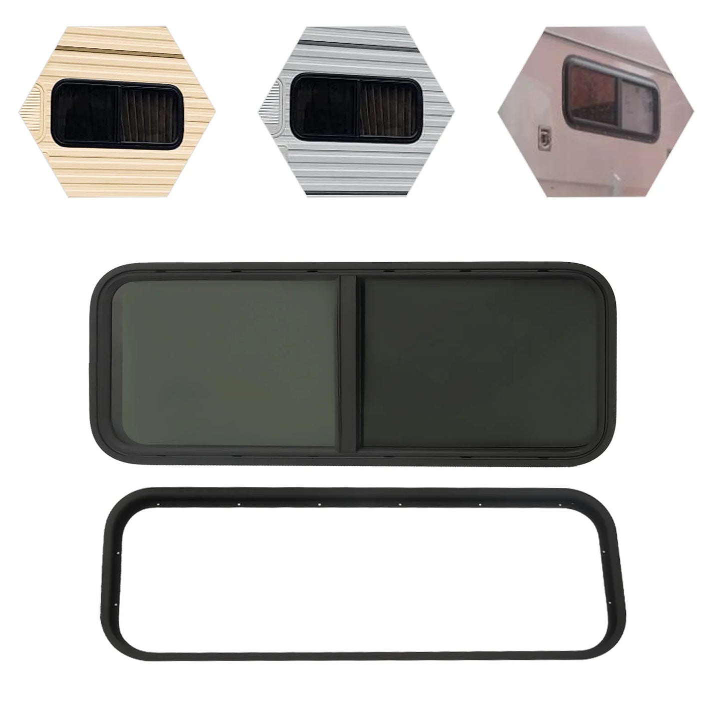 Fenêtre coulissante pour caravane et camping-car