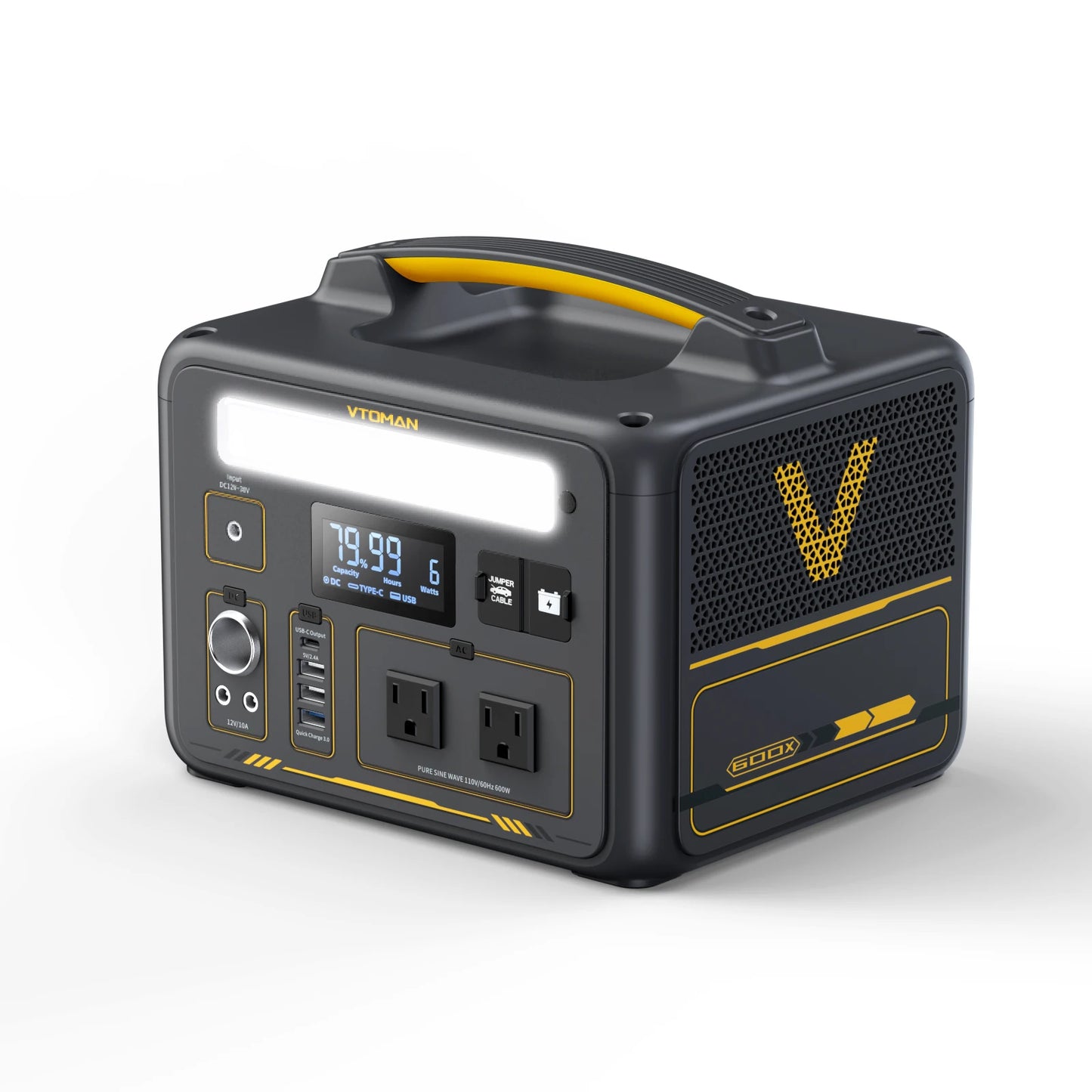 299Wh / 600W Portable Power Station