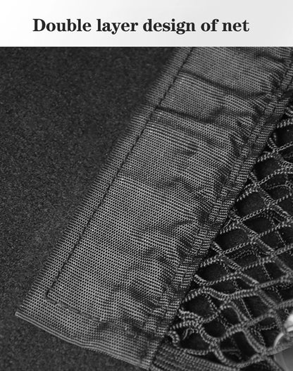 Car Seat Back and Trunk Net Organizer – Universal Elastic Pocket