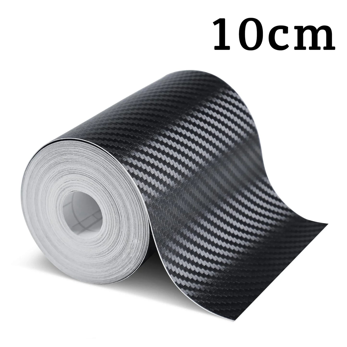 Cinta Protectora 3D Fibra de Carbono | Nano Tape Adhesiva Antirrayaduras para Puertas y Espejos | 1–10 m