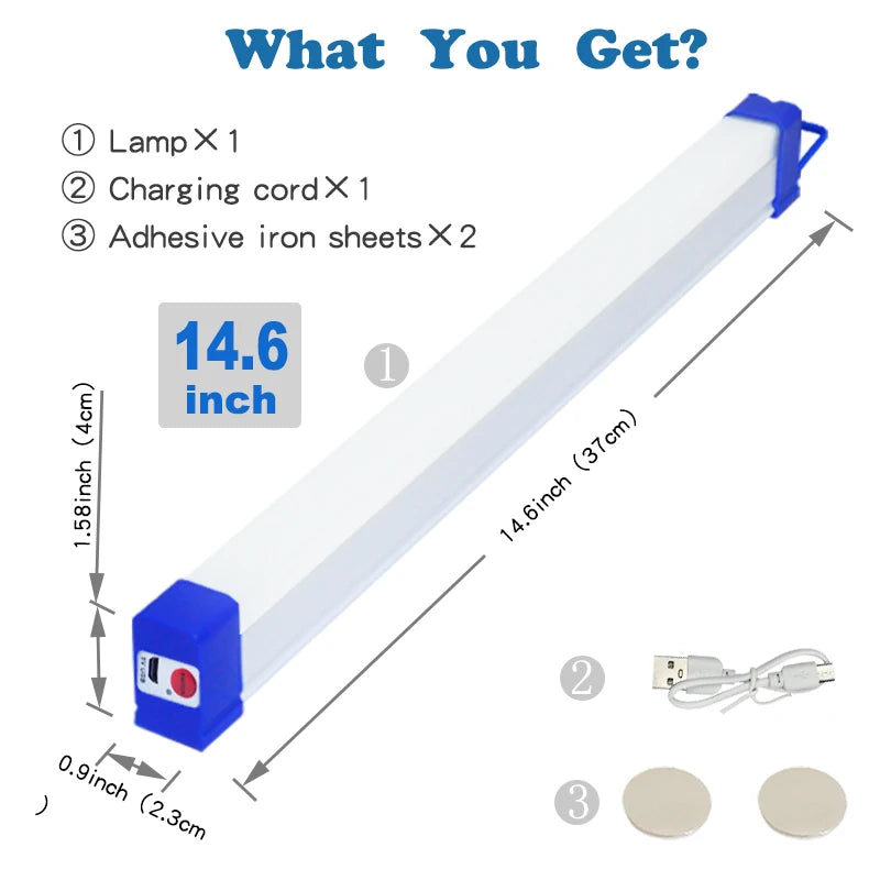 Rechargeable Mini LED Tube