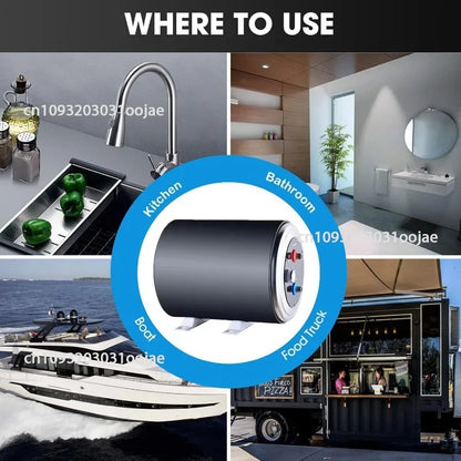 12V Electric Water Heater for Camper and Motorhome – Stainless Steel Tank