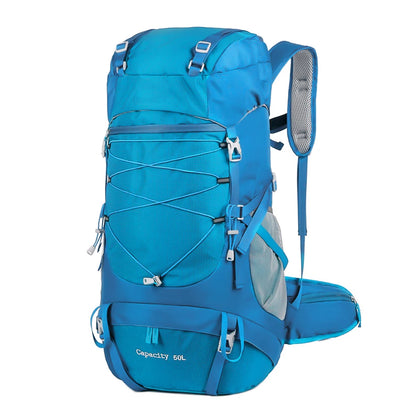 WEST TUNE External Frame Hiking Backpack - Durable Nylon · Rain Cover · Size L · Heavy Load