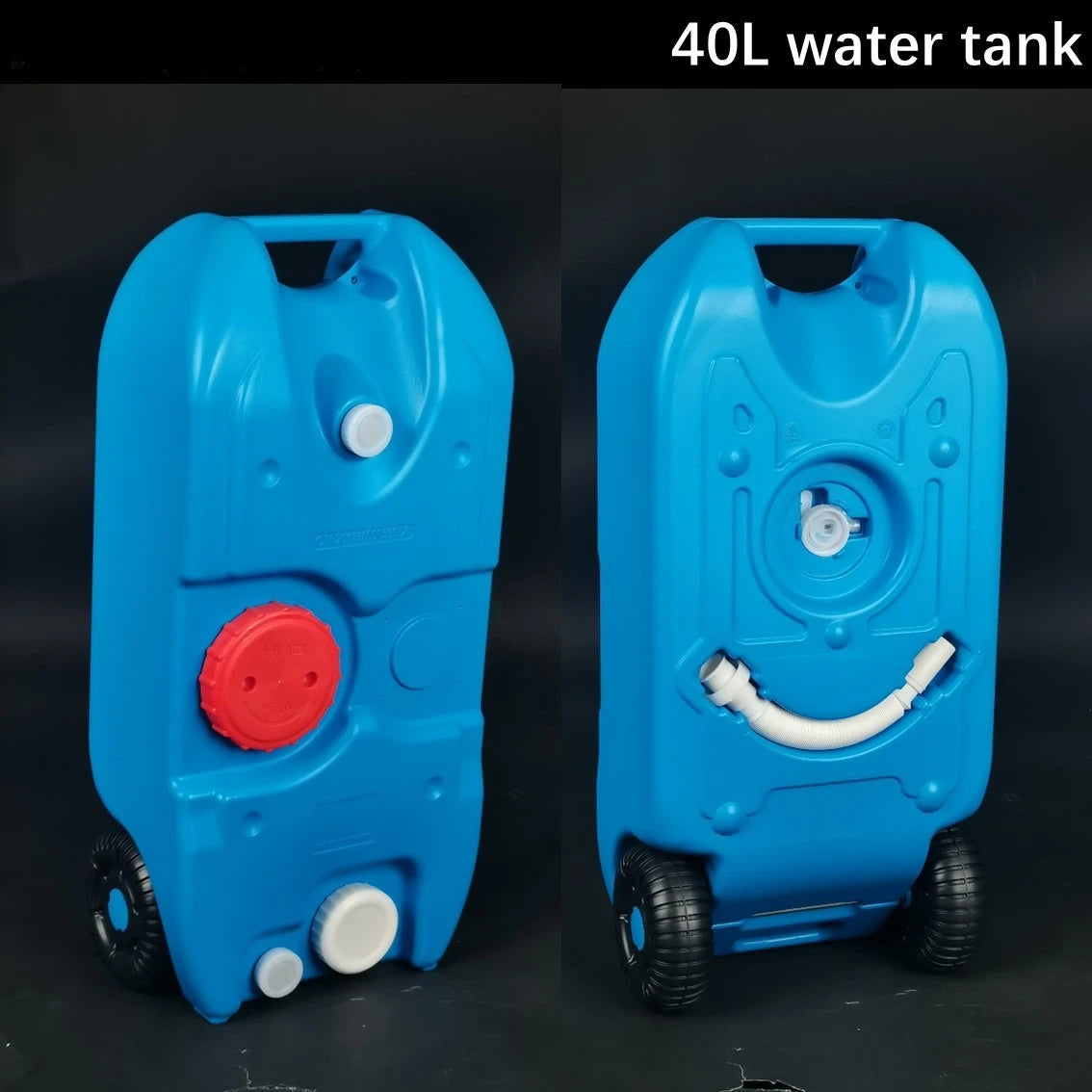 Depósito de Agua Portátil para Camper y Autocaravana con Ruedas – 25L / 40L