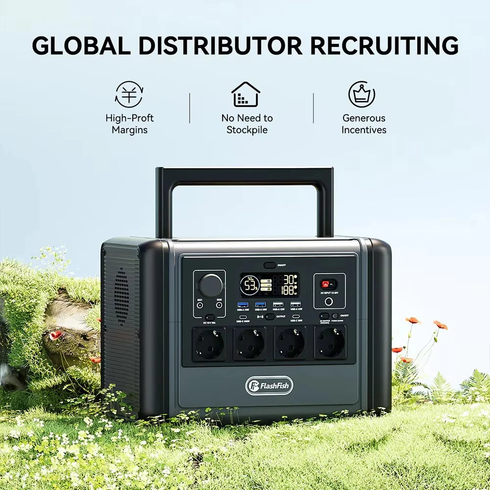 Estación de Energía Portátil FlashFish T1200 – LiFePO4