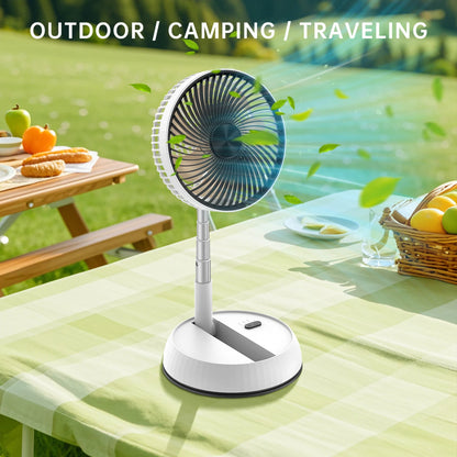 Extendable Portable Fan with Remote Control | Adjustable Height 92cm, USB-C and Quiet