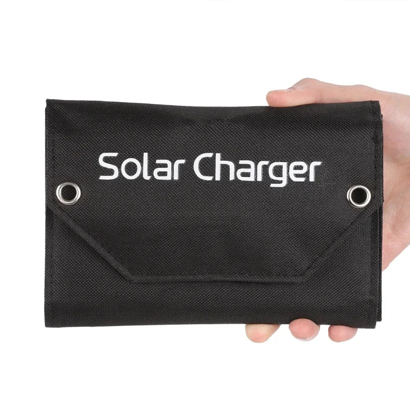 Chargeur solaire USB portable pour le camping et les situations d'urgence