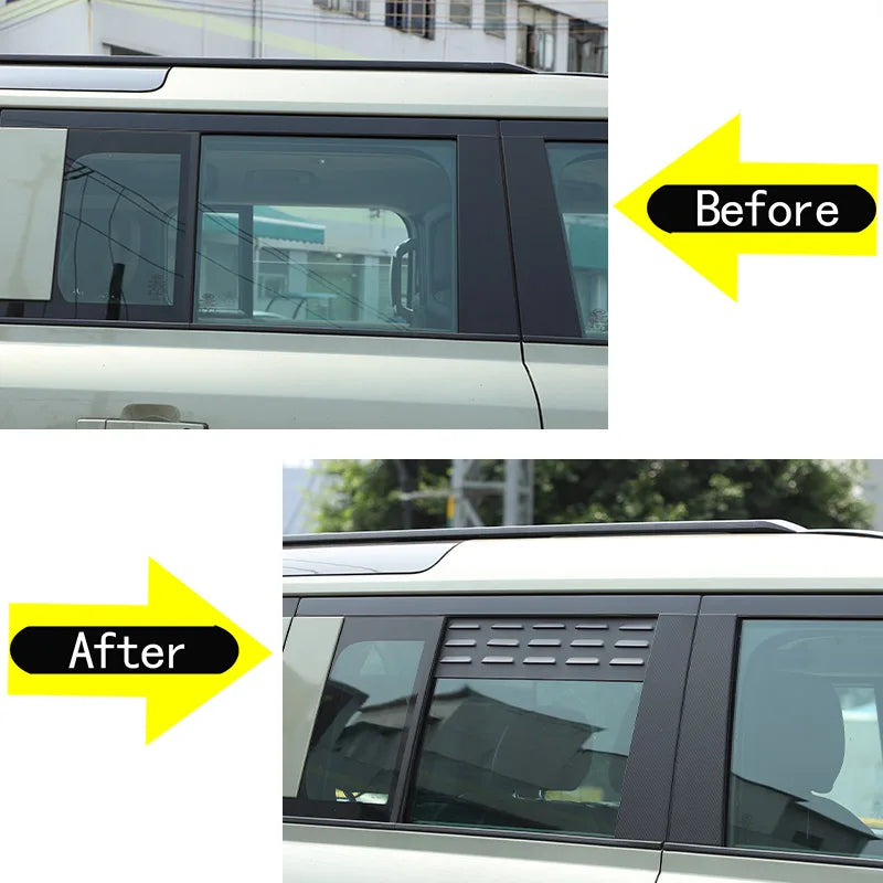 Aluminum Rear Side Vent Panel