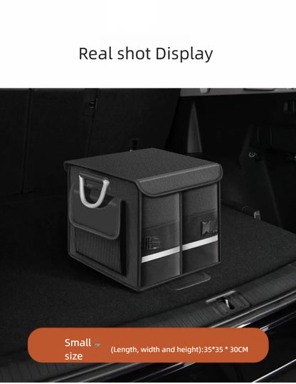 Organizador de Maletero de Cuero Ajustable