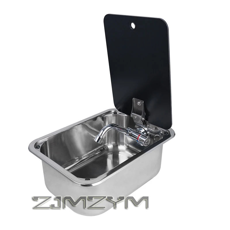 RV Premium Round/Square Sink with Faucet Included 