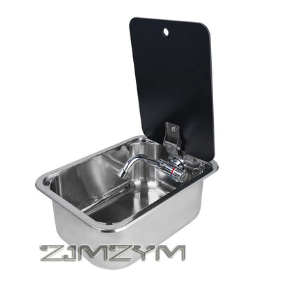 RV Premium Round/Square Sink with Faucet Included 