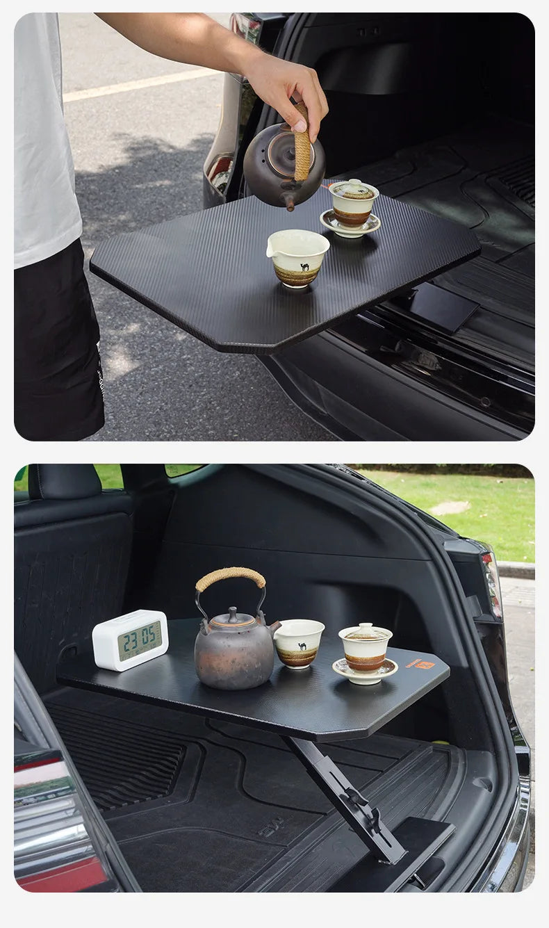Table Portable de Coffre | Design Pliable, Universel