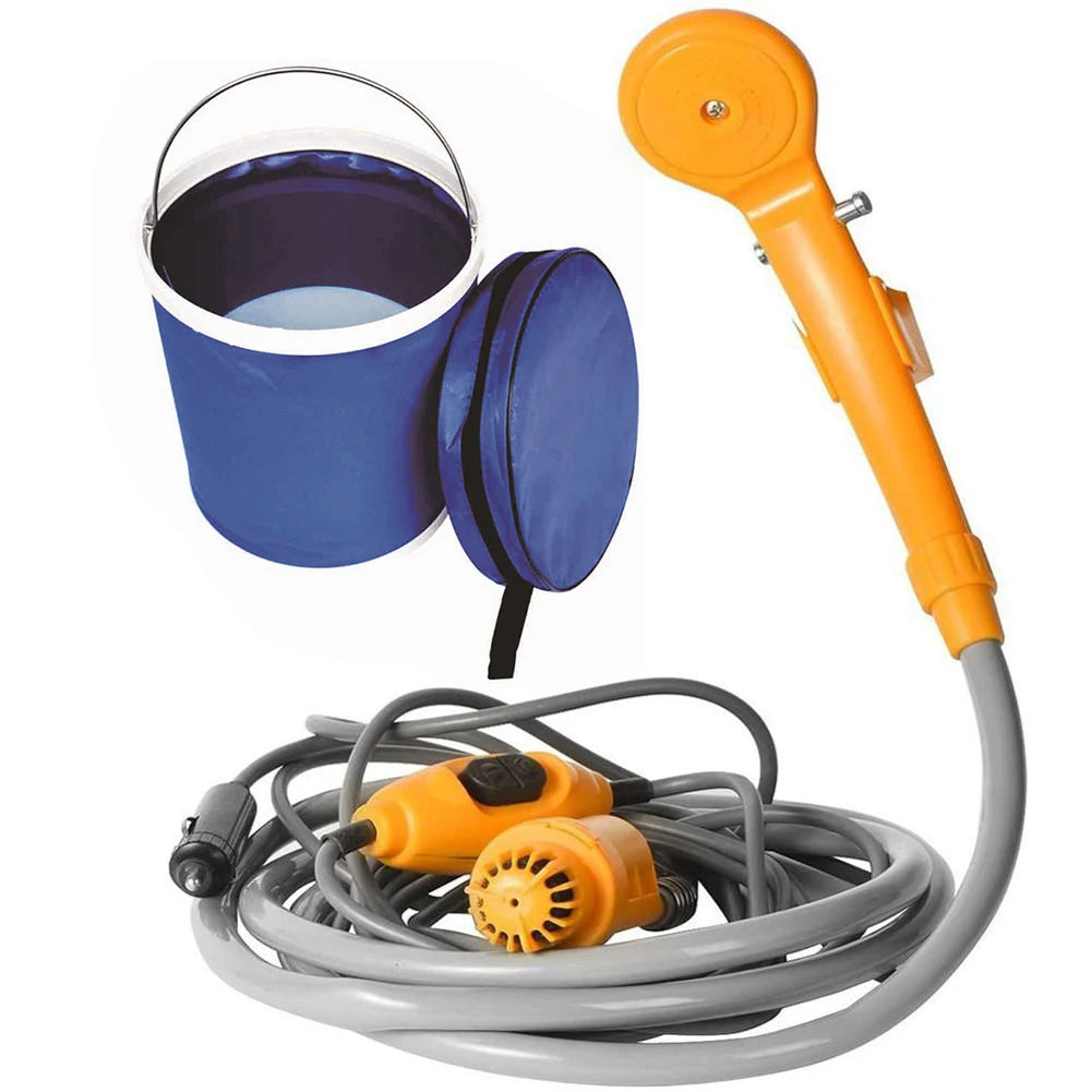 Camping Shower with 20L Tank and 12V Pump