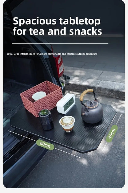 Table Portable de Coffre | Design Pliable, Universel