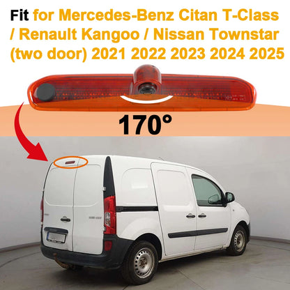 Kangoo / Citan / Townstar 2021-2025 - Cámara Marcha Atrás AHD/CVBS con Luz de Freno