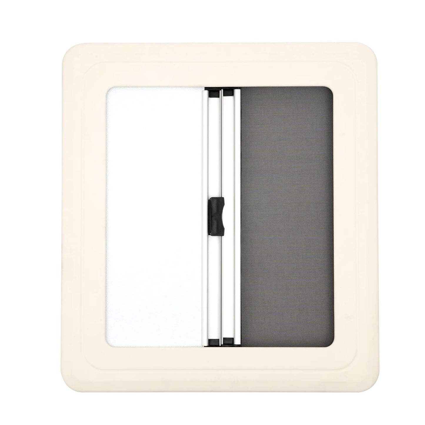 Fenêtre d'aération à ouverture par pression pour camping-car et caravane 450×500 mm