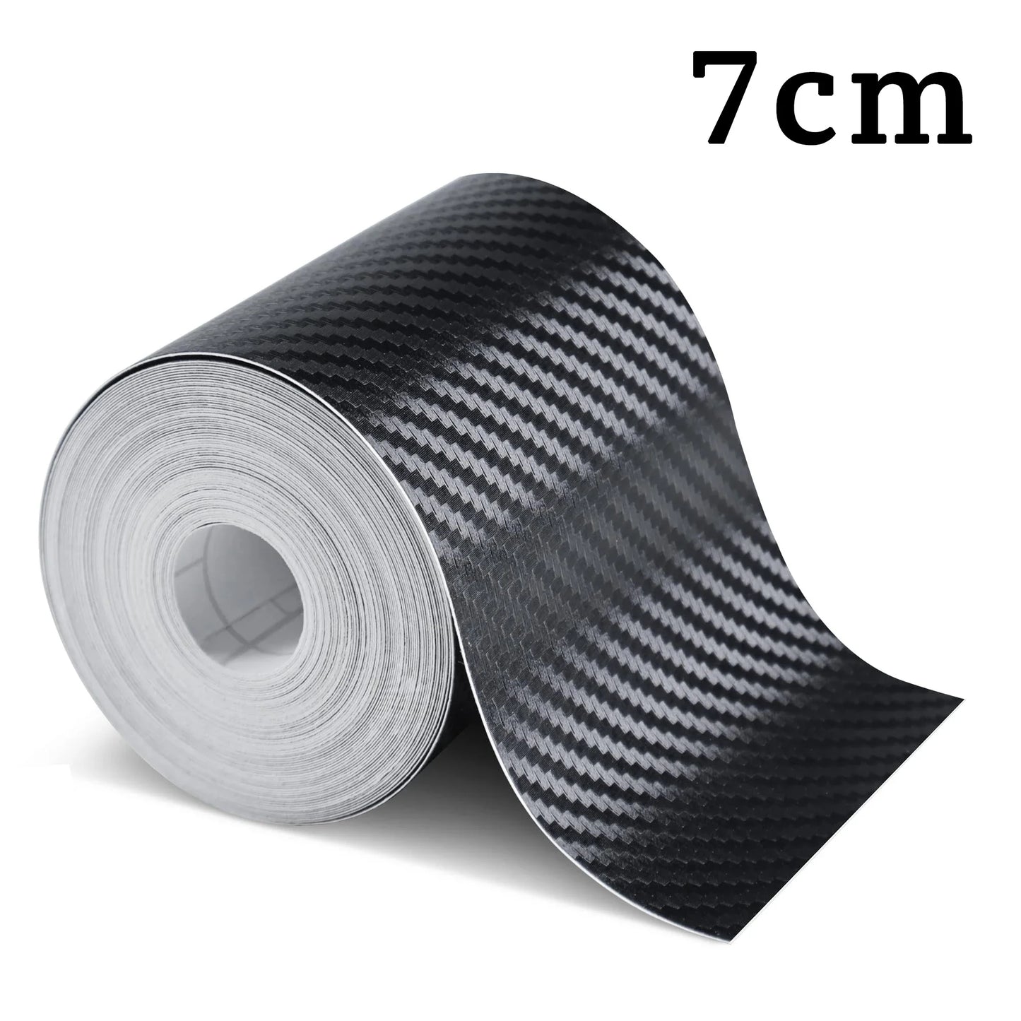 Cinta Protectora 3D Fibra de Carbono | Nano Tape Adhesiva Antirrayaduras para Puertas y Espejos | 1–10 m