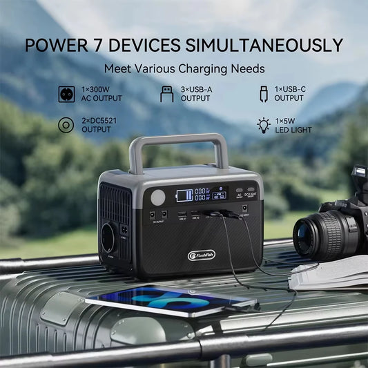 Estación de Energía Portátil 230.4Wh LiFePO4