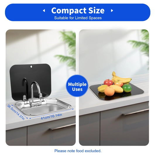 Fregadero para Autocaravana y Barco – Acero Inoxidable