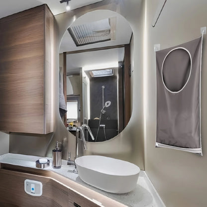 Sac à linge suspendu avec fermeture éclair – Idéal pour les camping-cars et les caravanes 