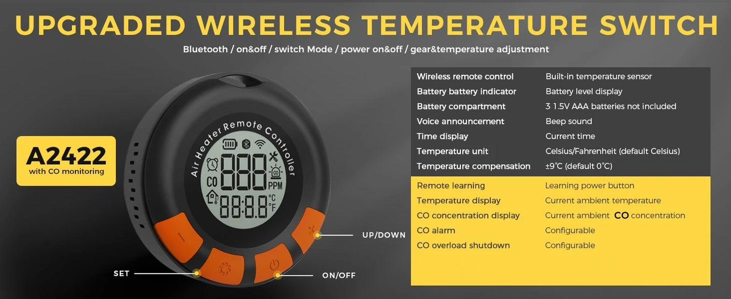 Calefactor Diesel Portátil 8kW Sunster