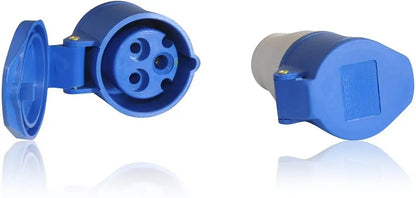 Conectores de Enchufe para Alimentación de Red – Adaptador Macho o Hembra para Autocaravana / Caravana / Camper